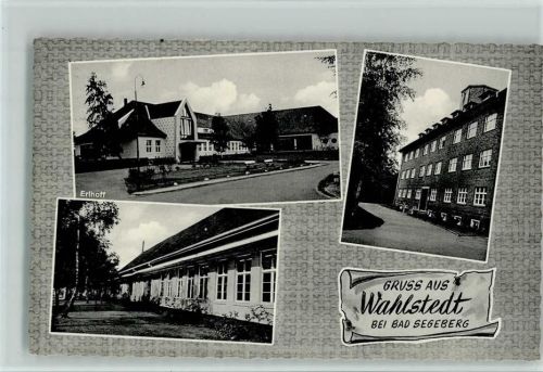 23812 W2362 Wahlstedt - Erlhoff u.a. Gebäude, gute Erhaltung AK