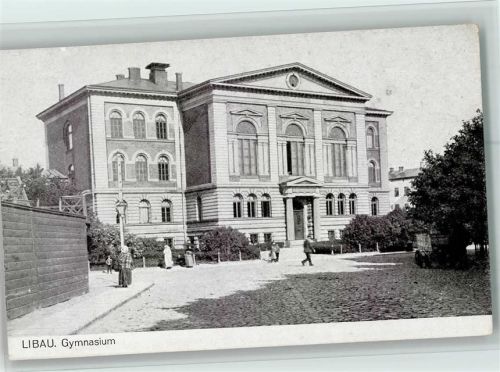 Libau Gymnasium ca 1925 AK