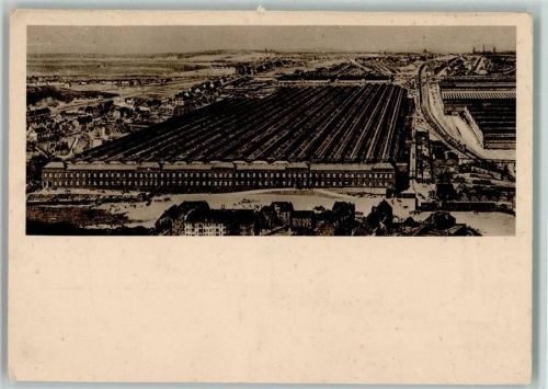 Essen Gesamtanischt des Lokomotivbaues - Gebäude ca 1929 AK