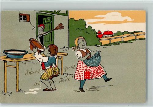 1905 Lausbuben - Kinder AK
