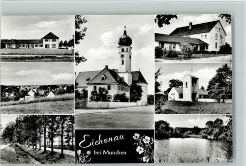 Eichenau Ortsansichten Kirche Mehrfachaufnahme