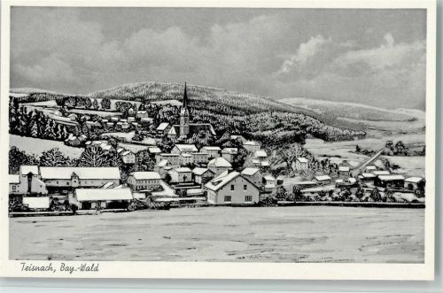 94244 W8376 Teisnach - Gesamtansicht Winteraufnahme