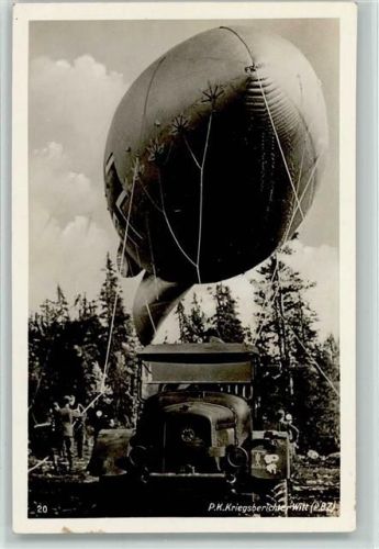 1940 Fesselballon-Aufklärung AK