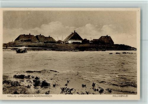 Langeneß 1926 Hallig - Hilligenlei AK Gute Erhaltung