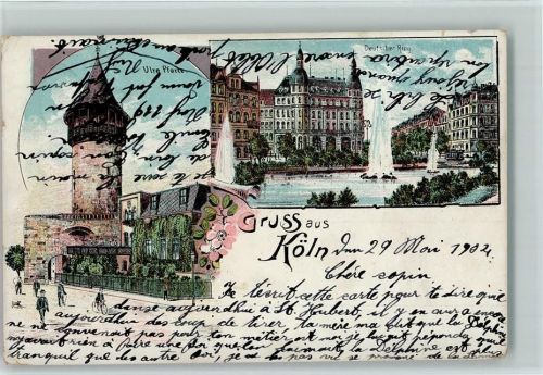 Köln Altstadt-Süd 101 1904 Ulre Pforte Deutscher Ring