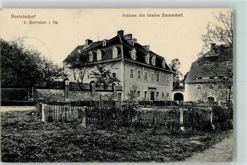 02747 O8709 Herrnhut - Schloss des Grafen Zinzendorf Bertelsdorf