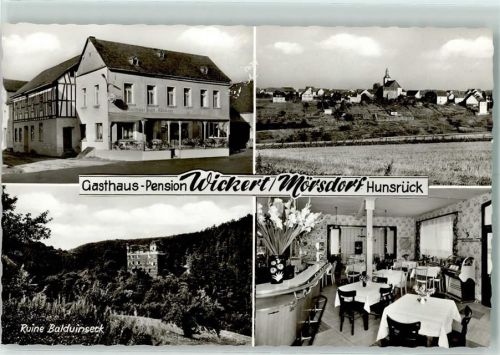 Mörsdorf Gasthaus Pension Wickert Ruine Balduinseck