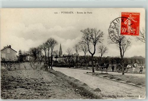 Puiseaux 1914 Route de Paris