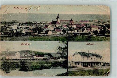 Dobrany Bräuhaus Bahnhof
