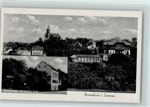 Neuenhain 1940 Restauration von Georg Batz, sehr gute Erhaltung AK