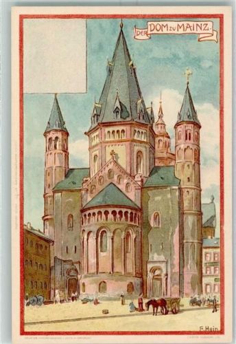 Mainz 1899 sign. Franz Hein Verlag Velten Nr. 127 AK