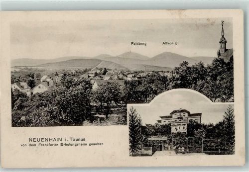 Neuenhain Feldberg Altkönig Frankfurter Erholungsheim