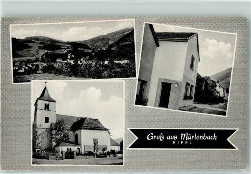 Mürlenbach Rückseite mit Abschürfungen bzw Kleberesten