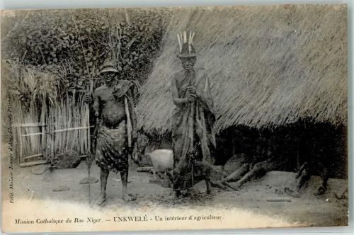 Unkwele Mission Catholique du Bas Niger Un interieur d´agriculteur