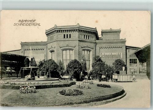 Schneidemühl Pila - Bahnhof