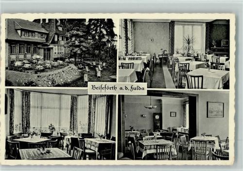 34323 W3509 Beiseförth - Restaurant Parkkaffee Innenaufnahmen Gastraum 4-Bildaufnahme