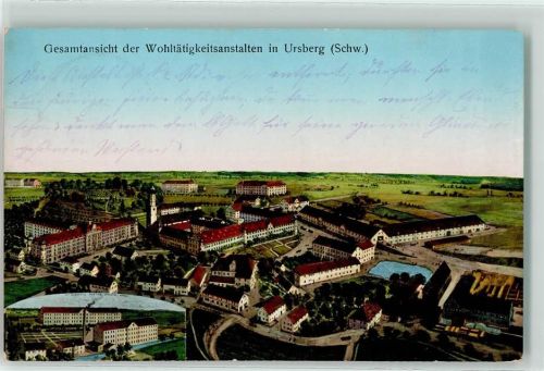 Ursberg 1915 Wohltätigkeitsanstalten