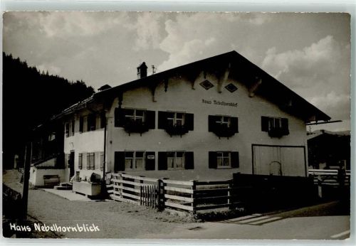 87538 W8975 Langenwang , Allgäu - Haus Nebelhornblick Ort handschriftlich