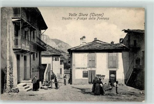 12010 Vinadio 1909 - Valle Stura Piazza della Fontana
