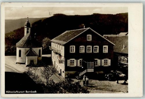 Bernbach Pension zum Bären Kapelle Oldtimer