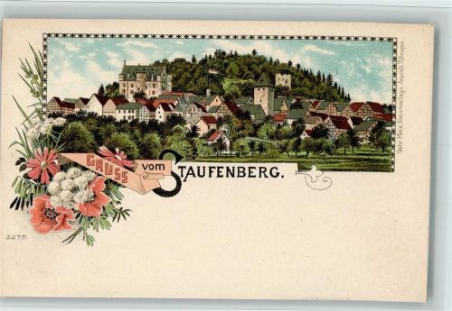 Staufenberg Gruss aus - Litho, Gebr. Metz 3275 AK