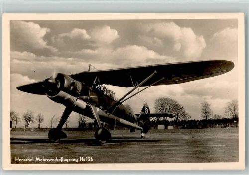 Unsere Luftwaffe - Henschel Hs 126 , Driesen Verlag R 5038