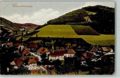 Oberprechtal 1912 Teilansicht AK