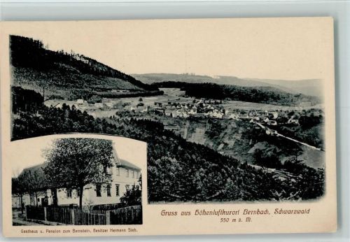 Bernbach 1916 Gasthaus zum Bernstein AK