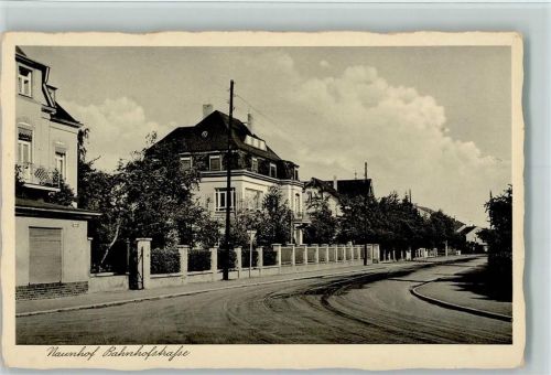 Naunhof 1938 Bahnhofstraße AK
