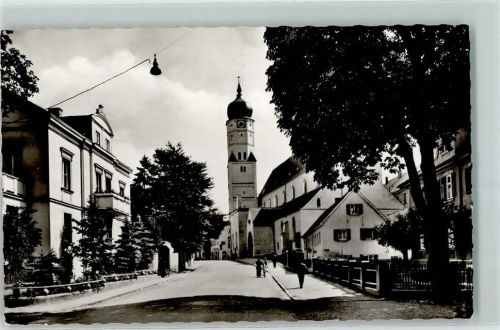 86551 W8890 Aichach a d Paar - Bahnhofstraße Kirche