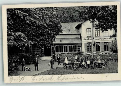 Schwaan 1911 Gesellenhaus Lindenbruch Gruppenfoto