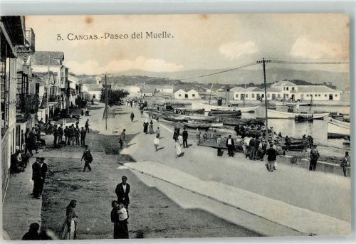 Vigo Paseo des Muelle Hafen Boot Cangas