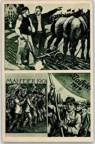 100 Jahre Deutsche Arbeiterbewegung Politk AK Arbeiterbewegung