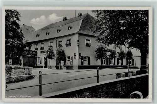 Rhaunen Hotel Zum Idar Emailleschild