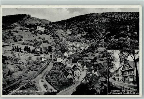 Frankenstein Gasthaus Metzgerei Zum Pfälzerwald Bes Heinr. Gross