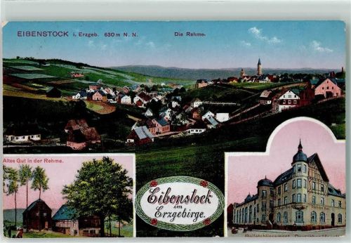 Eibenstock 1912 Die Rehme Altes Gut Balletablissement Deutsches Haus