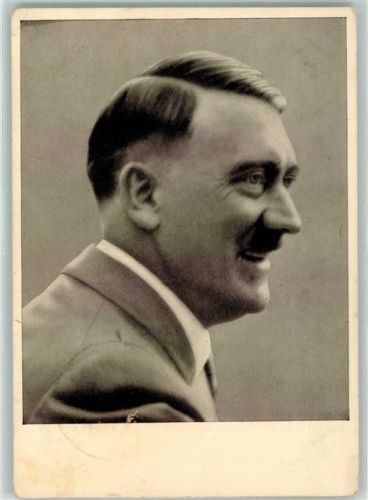 1937 Staatstreffen Mussolini-Hitler in Berlin - Männer der Zeit Nr. 92 Verlag Jos. Huber Sonderstempel WK II