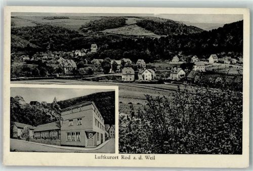 61276 W6395 Rod an der Weil - Gasthaus Zum Weiltal Zur Post H. Haibach