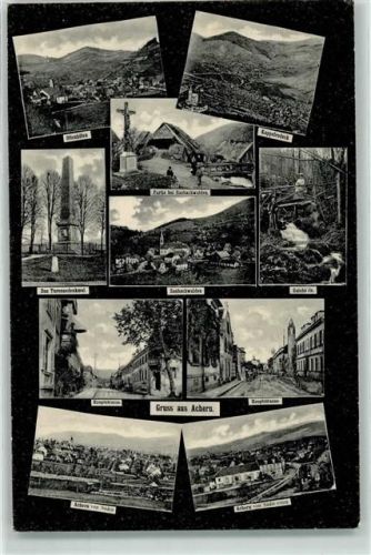 Achern 1907 Hauptstraße Sasbachwalden Gaishölle Kappelrodeck