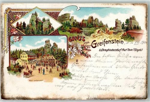 Ehrenfriedersdorf 1900 Hotel Greifenstein