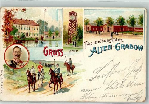 Altengrabow 1903 Truppenübungsplatz Kaiser Wilehlm II. Kavallerie