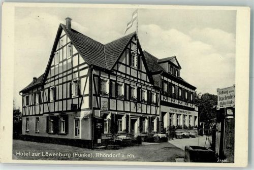 Rhöndorf Hotel zur Löwenburg Brunnen