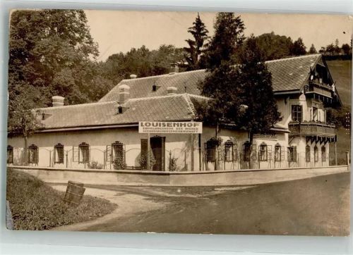 Wien 1931 Pension Louisenhof Erholungsheim der Wiener Schuhmachergenossenschaft