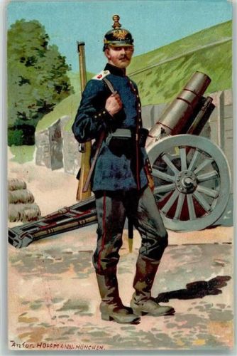 Uniform Kunstanstalt Patria Berlin Dt. Amee Künstler Karte Hoffmann, A.
