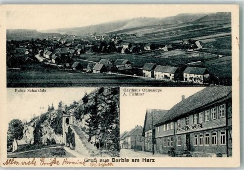 Barbis Ruine Schwarzfels Gasthaus Ohnesorge