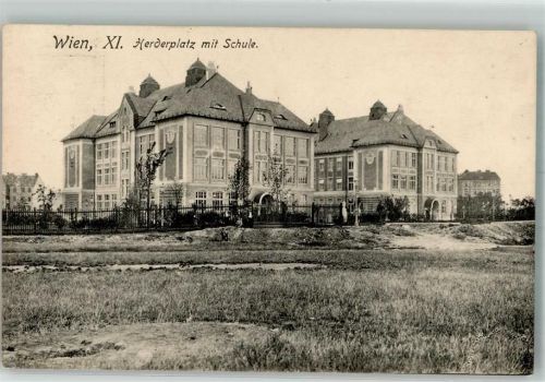 Wien 1916 Herderplatz Schule