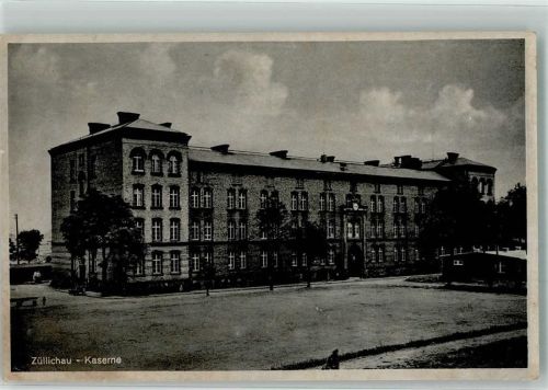 Züllichau Sulechów 1943 Gebrauchsspuren Kaserne Feldpost WK II Ausb.Btl. 29 4. Kp.