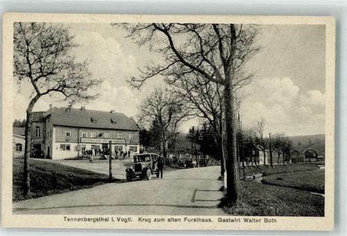 Tannenbergsthal Gasthaus Krug zum alten Forsthaus