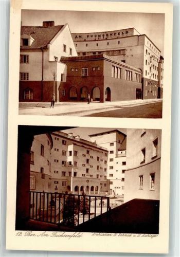 Wien Am Fuchsenfeld Wohnhaus der Gemeinde
