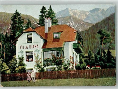 Bayerisch Gmain 1927 Pension Villa Diana
